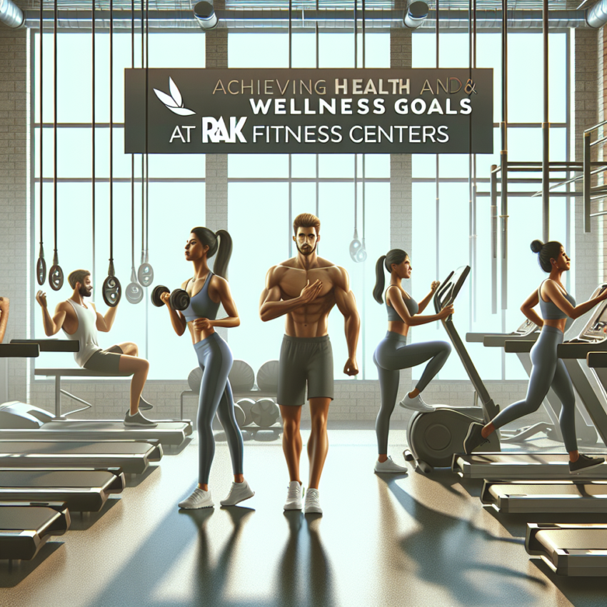 Achieving Health and Wellness Goals at Rak Fitness Centers – HelloRAK