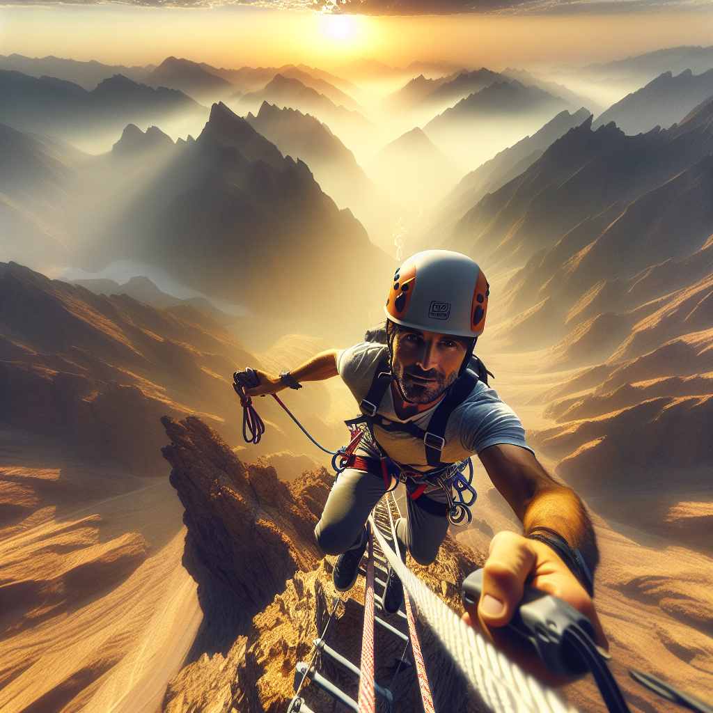 Harness the Thrill: Experience the Via Ferrata on Jebel Jais