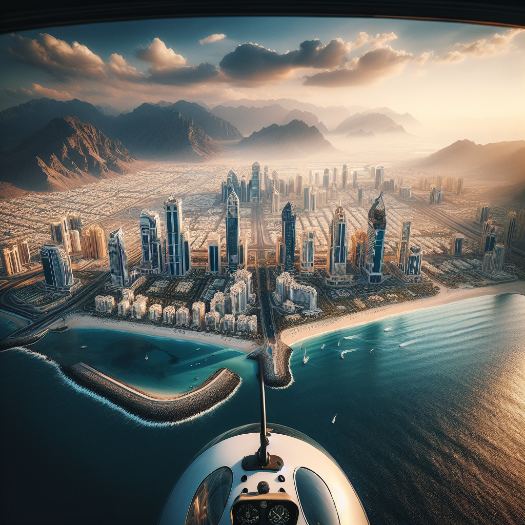 Ras Al Khaimah Aerial Wonders: A Helicopter Tour Experience