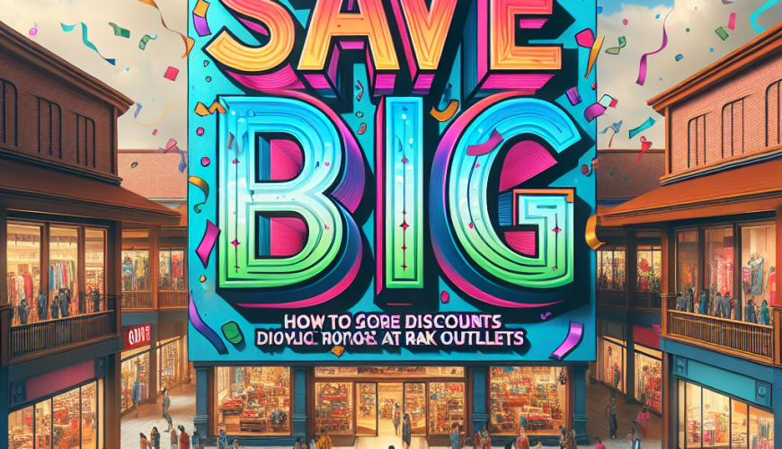 Save Big: How to Score Discounts at Rak Outlets
