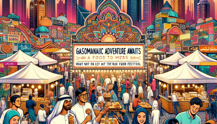 Gastronomic Adventure Awaits: What Not to Miss at the RAK Food Festival